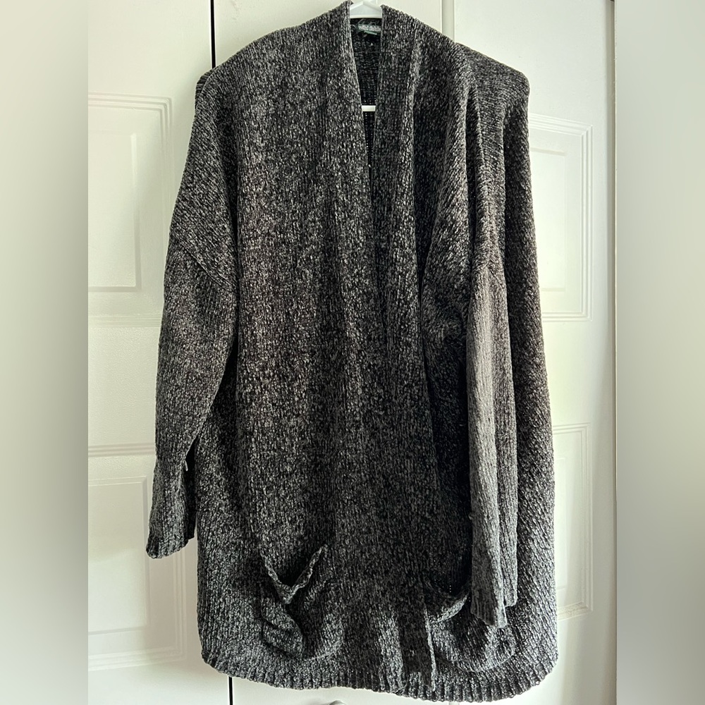 Black and White Button Cardigan